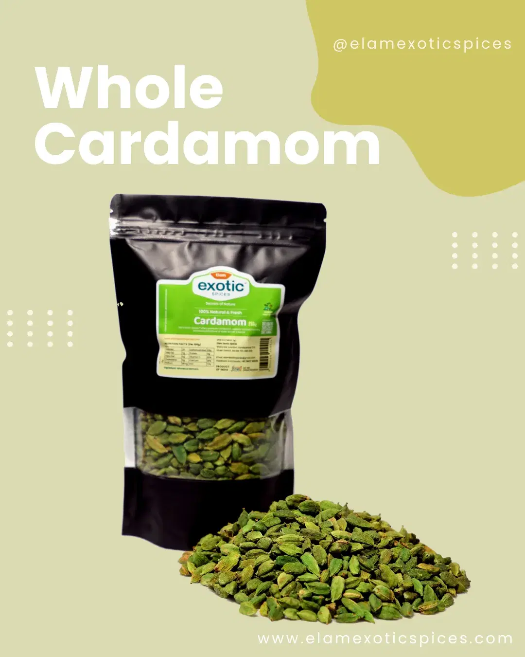Whole Cardamom